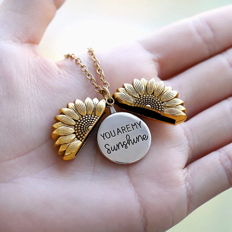 Sunshine Sunflower Necklace