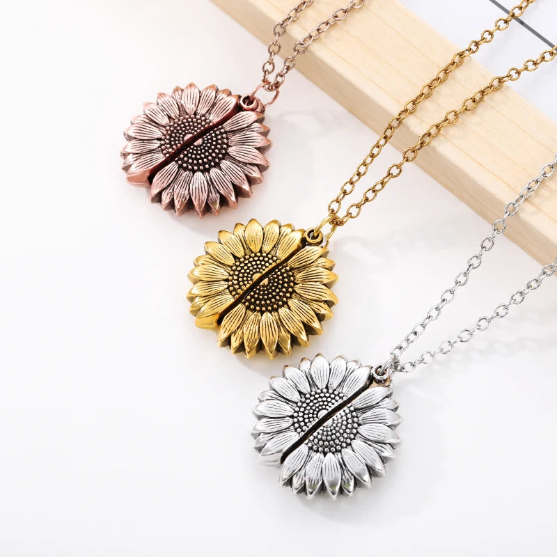 Sunshine Sunflower Necklace