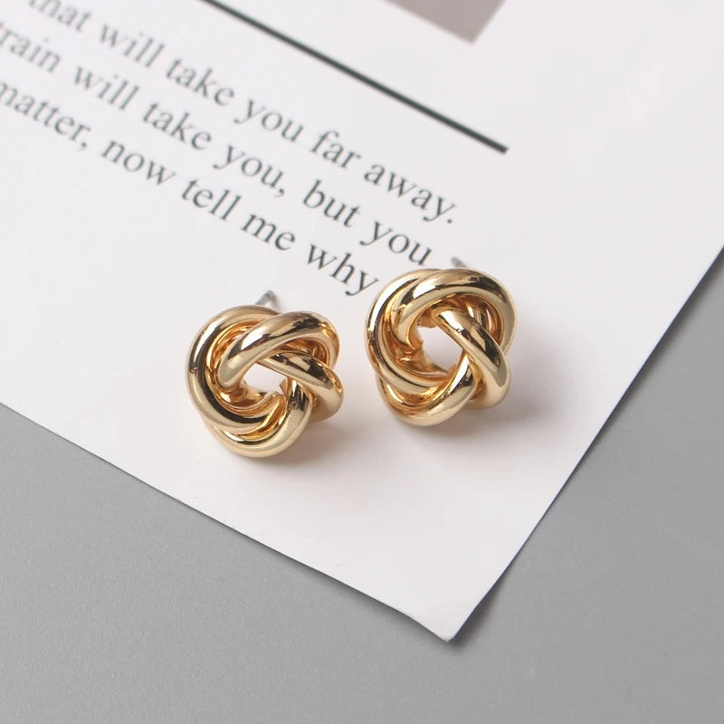 Twist Flower Earrings