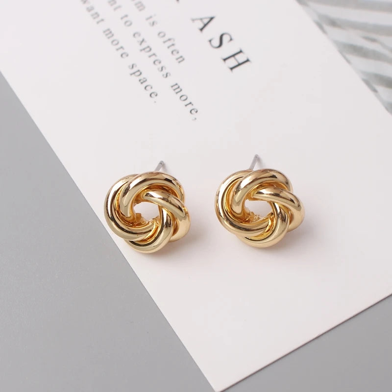 Twist Flower Earrings