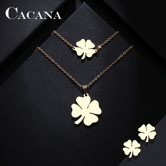 Clover Shape Jewelry Set