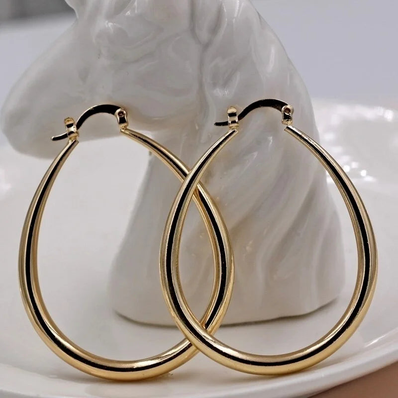 Smooth Hoop Earrings