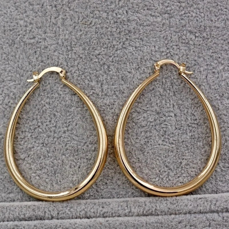 Smooth Hoop Earrings